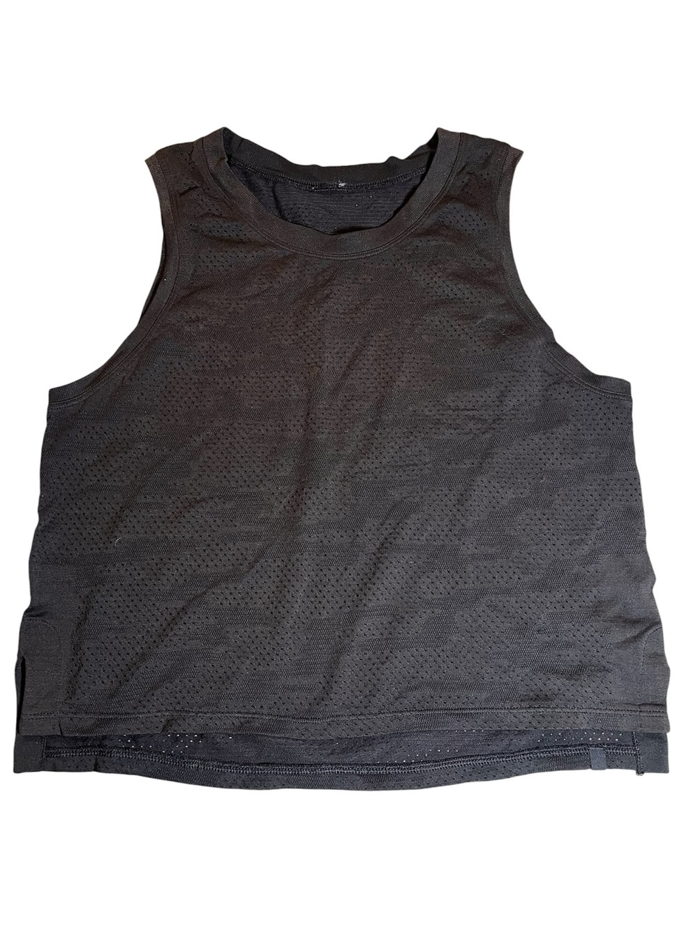 Lululemon Black Mesh Performance Tank. Athletic, Sz 8